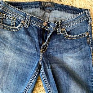 Silver Aiko bootcut jeans SZ 14-altered in length